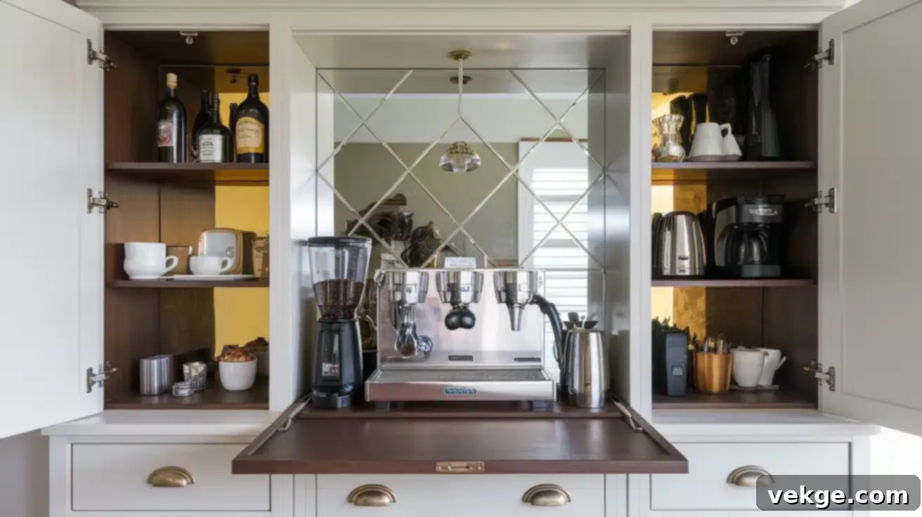 Repurpose a Bar Cabinet