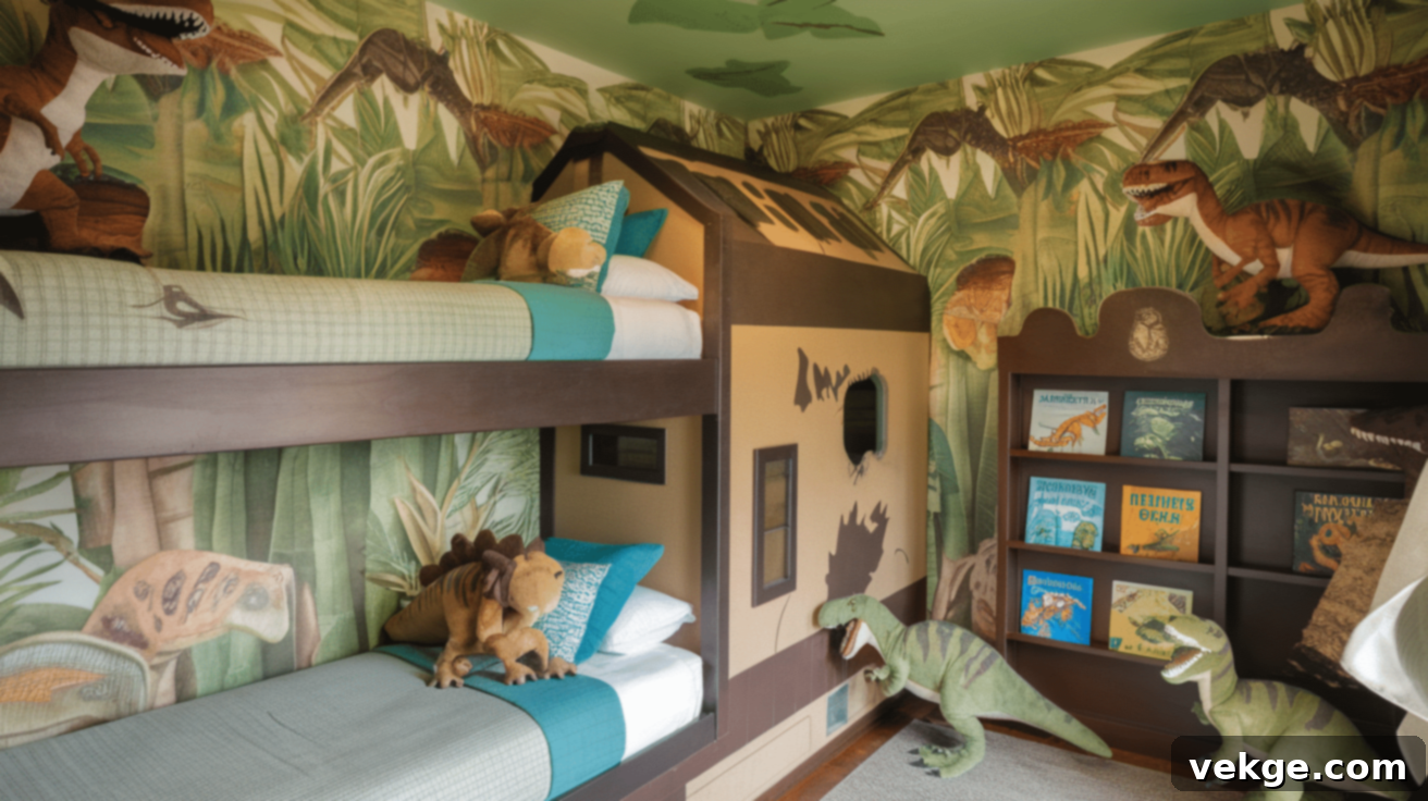 Dinosaur-Themed_Bunk_Room_with_a_Jungle_Feel