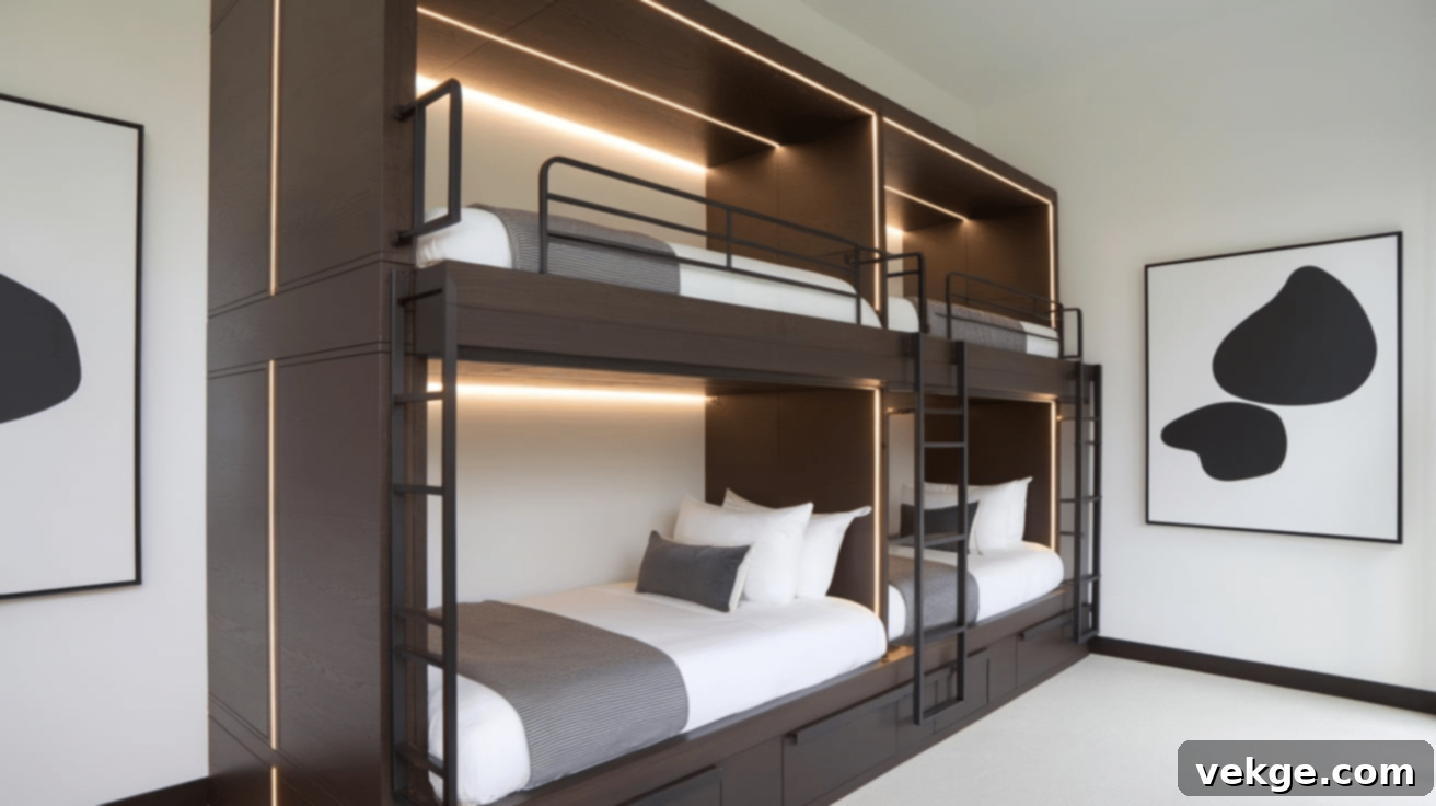 Modern_Bunk_Room_with_Sleek_Wood_or_Metal_Frames