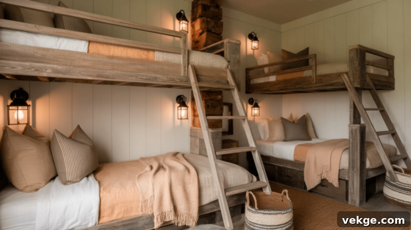 Farmhouse-Style_Bunk_Room_with_Reclaimed_Wood
