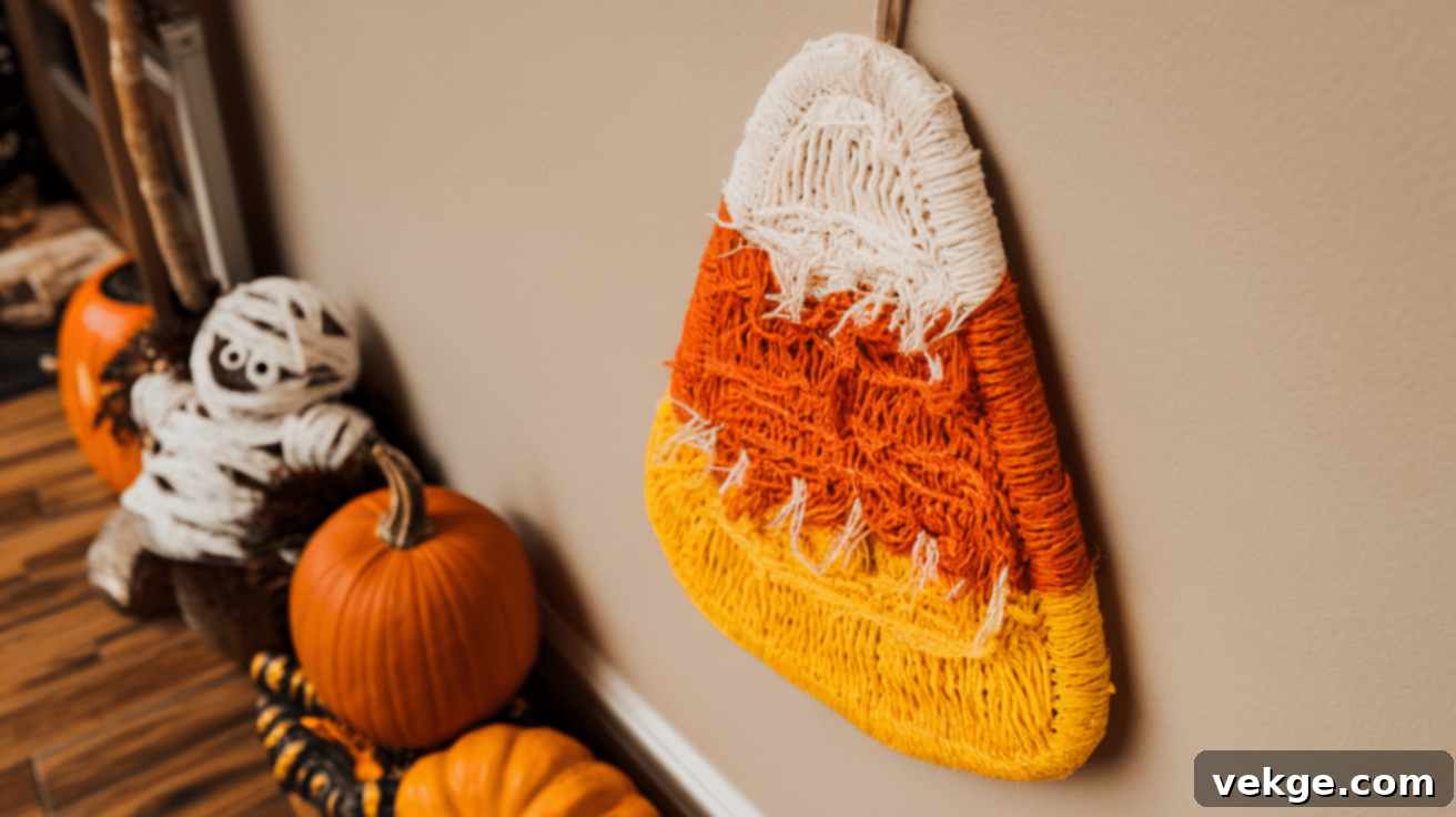 Candy Corn Color Palette and Materials