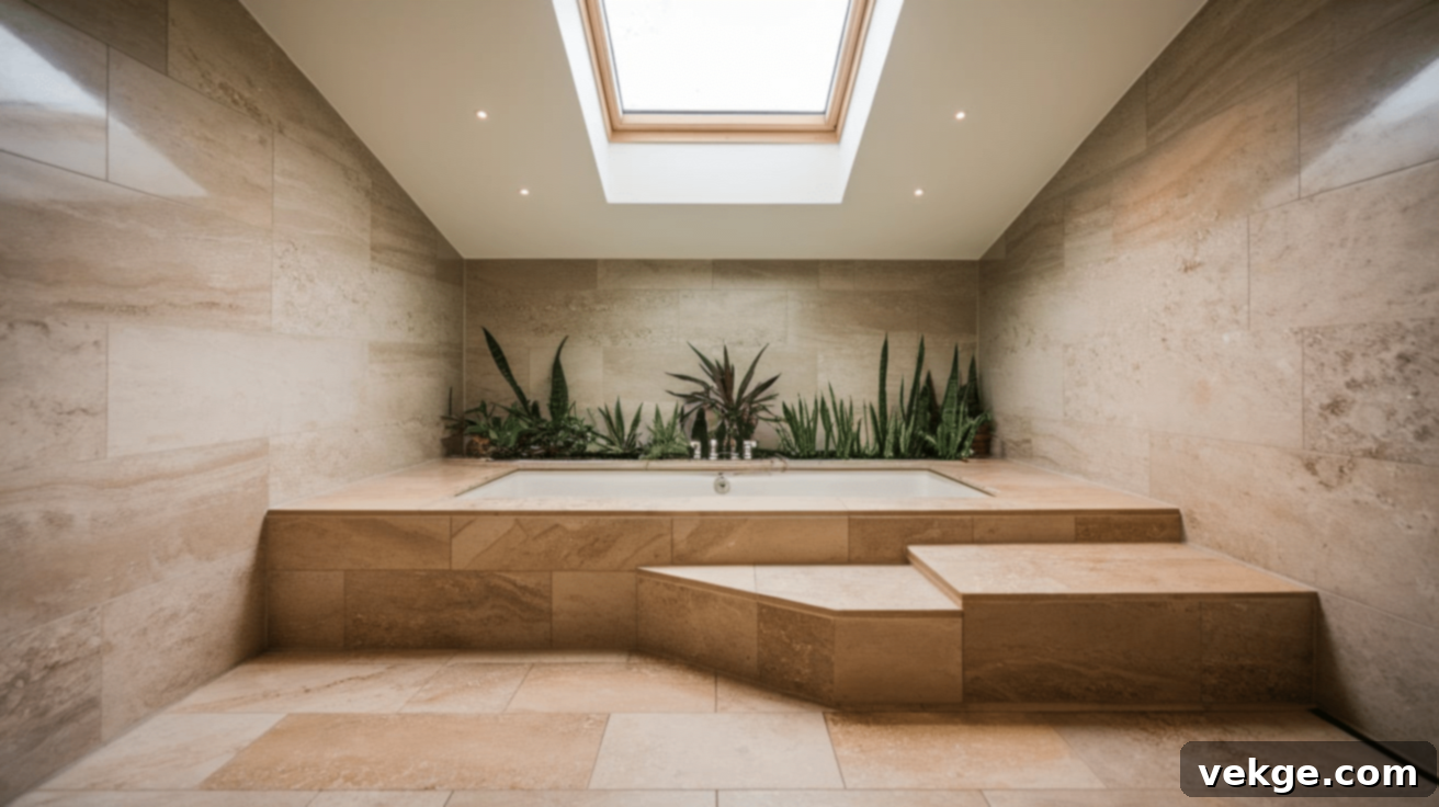Bathtub with Built-in Seat for Comfort and Accessibility