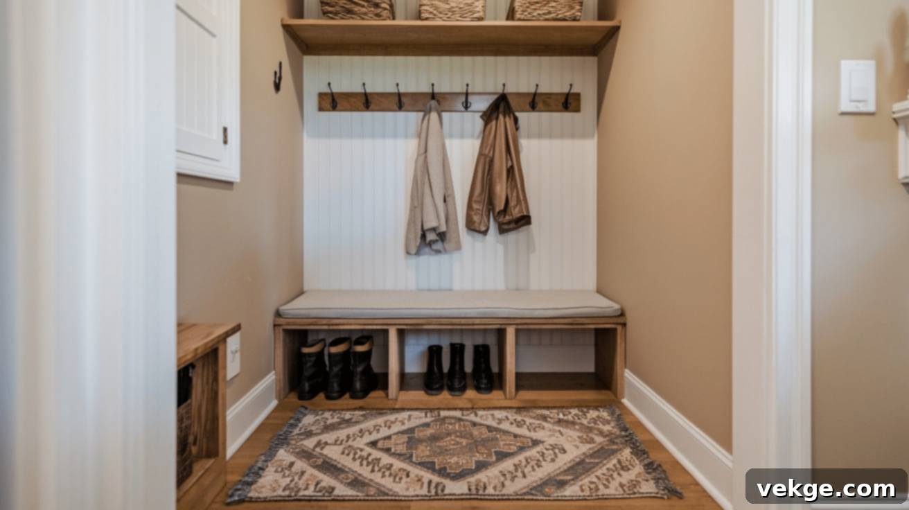 Mudroom Rug or Runner for Farmhouse Style
