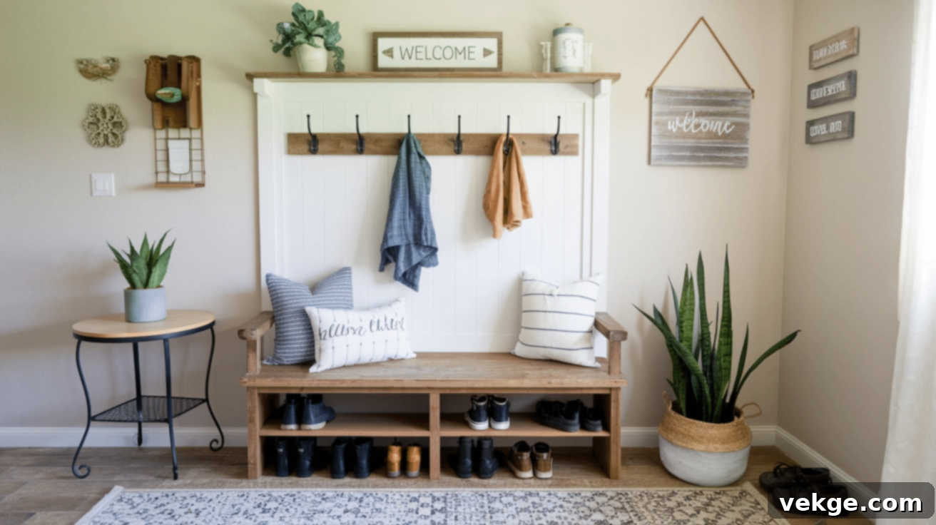 Functional Decor and Design Elements in Mudroom