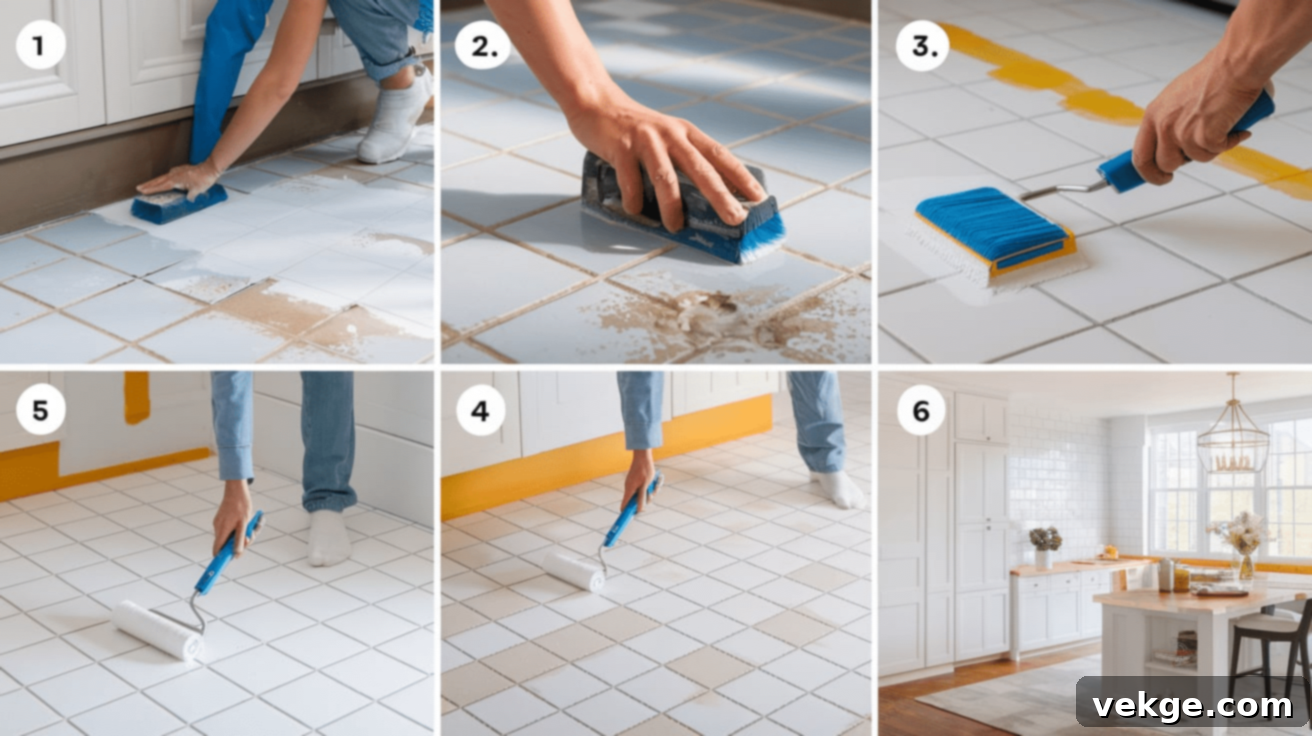 Step-by-Step Guide to Painting Kitchen Tile Floors