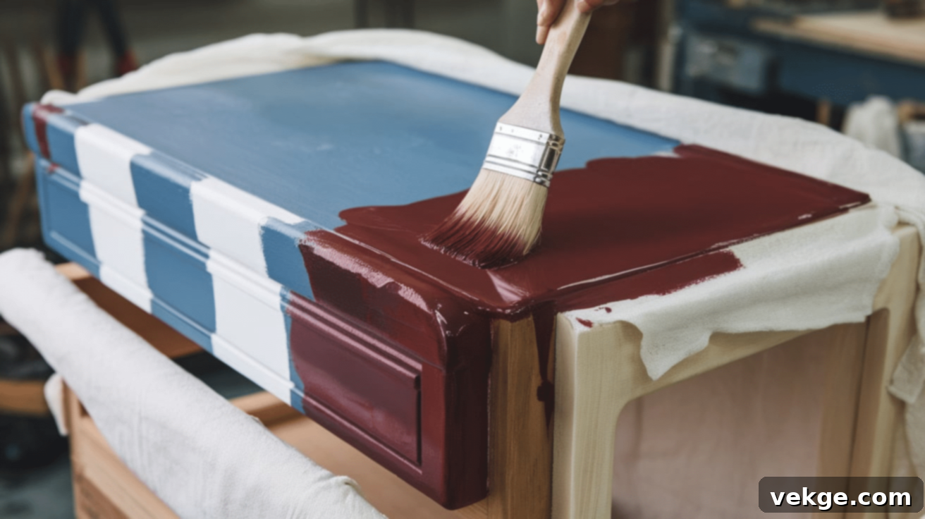 Oil-Based Paints Over Chalk Paint for durable finish