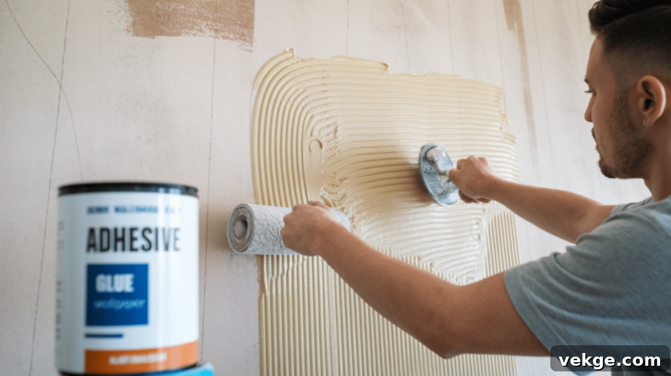 Step_2_-_Apply_the_Adhesive_to_The_Wall_in_Sections
