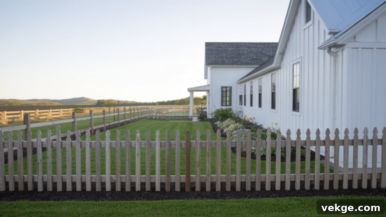 Farmhouse-Style Fencing for Your Property