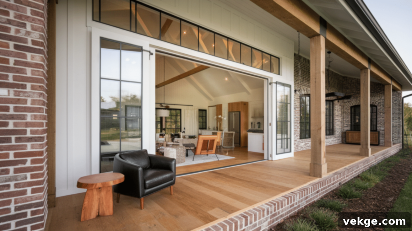 Open Floor Plan Impact on Farmhouse Exterior