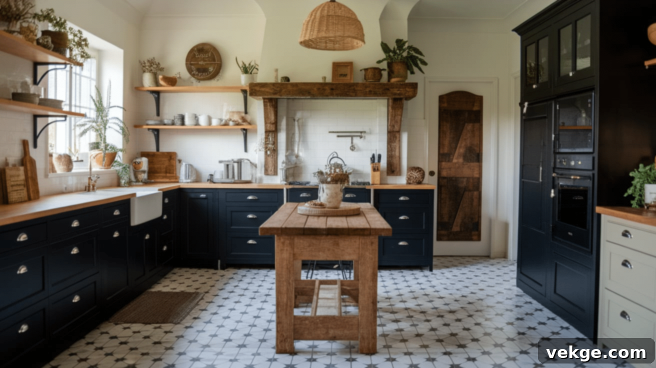 Black_Cabinets_with_Patterned_Tile_Floors