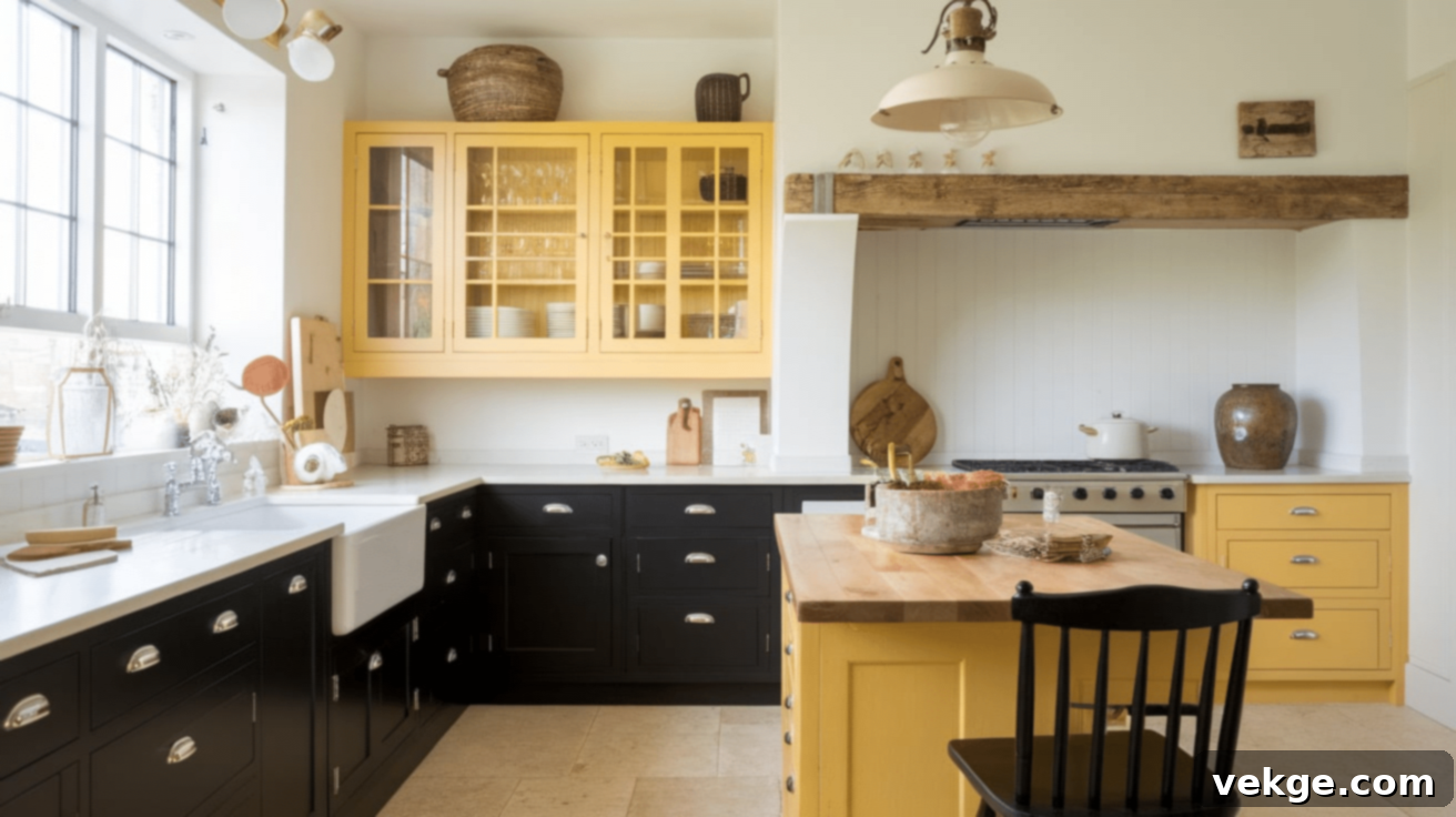 Two-Toned_Cabinets_Black_and_Yellow