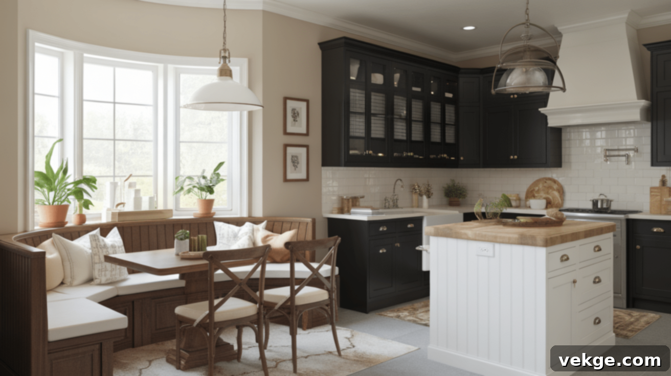 Black_Cabinets_with_a_Cozy_Breakfast_Nook