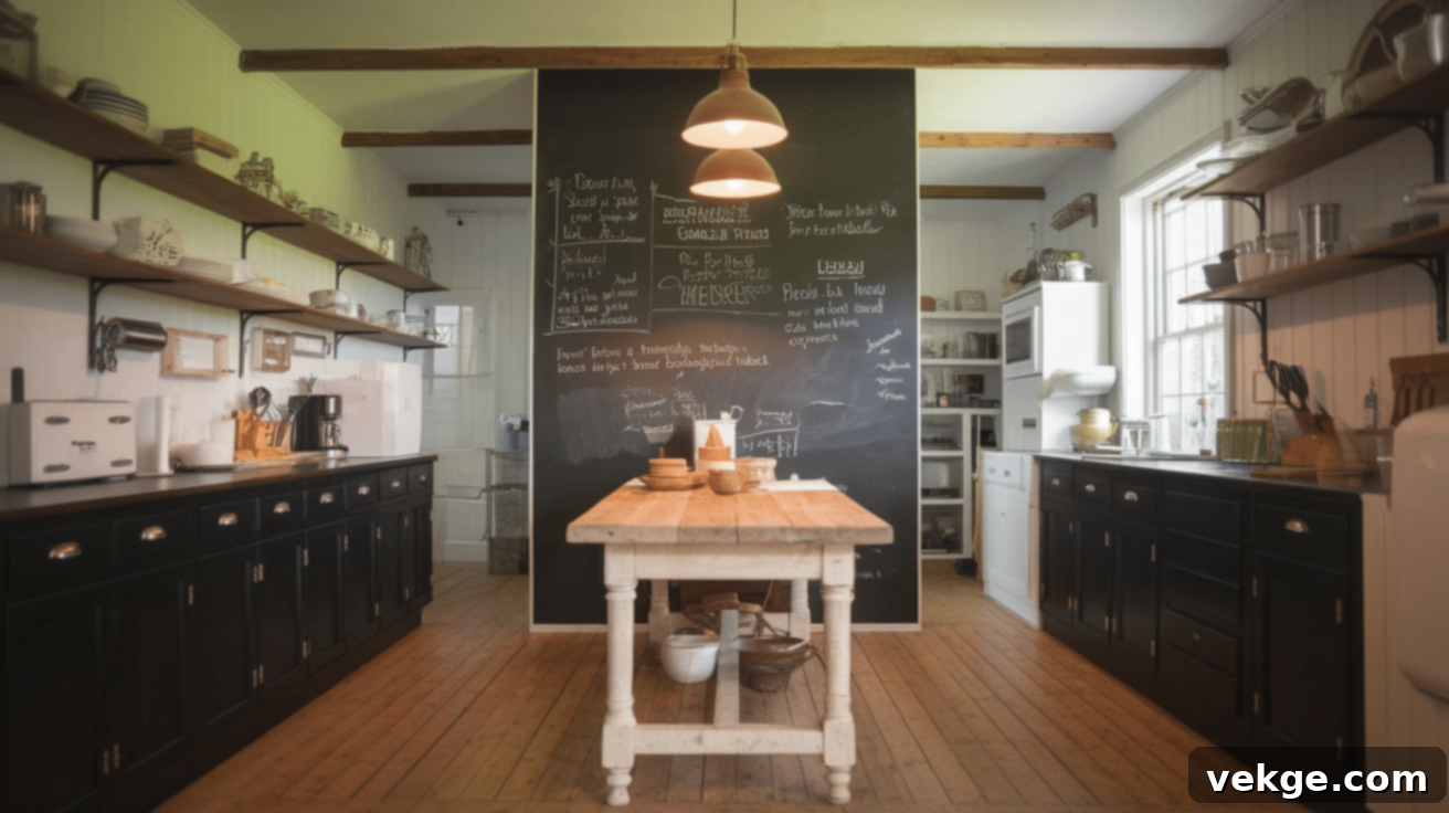 Black_Cabinets_with_a_Chalkboard_Wall