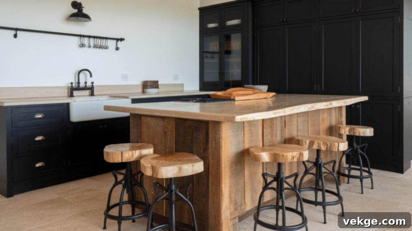 Black_Cabinets_with_Farmhouse-Style_Bar_Stools
