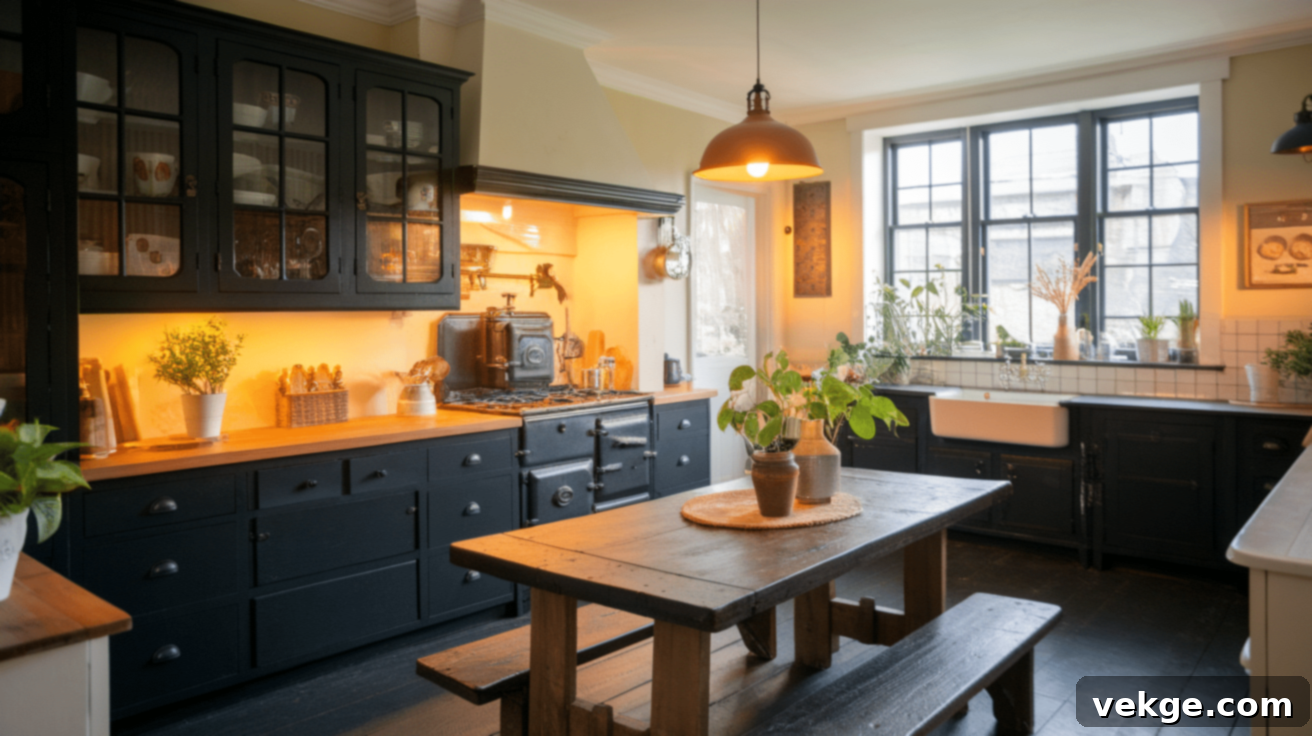 Black_Cabinets_with_Dark_Wood_Floors