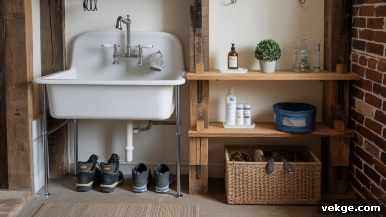 Install a Utility Sink for Messy Jobs