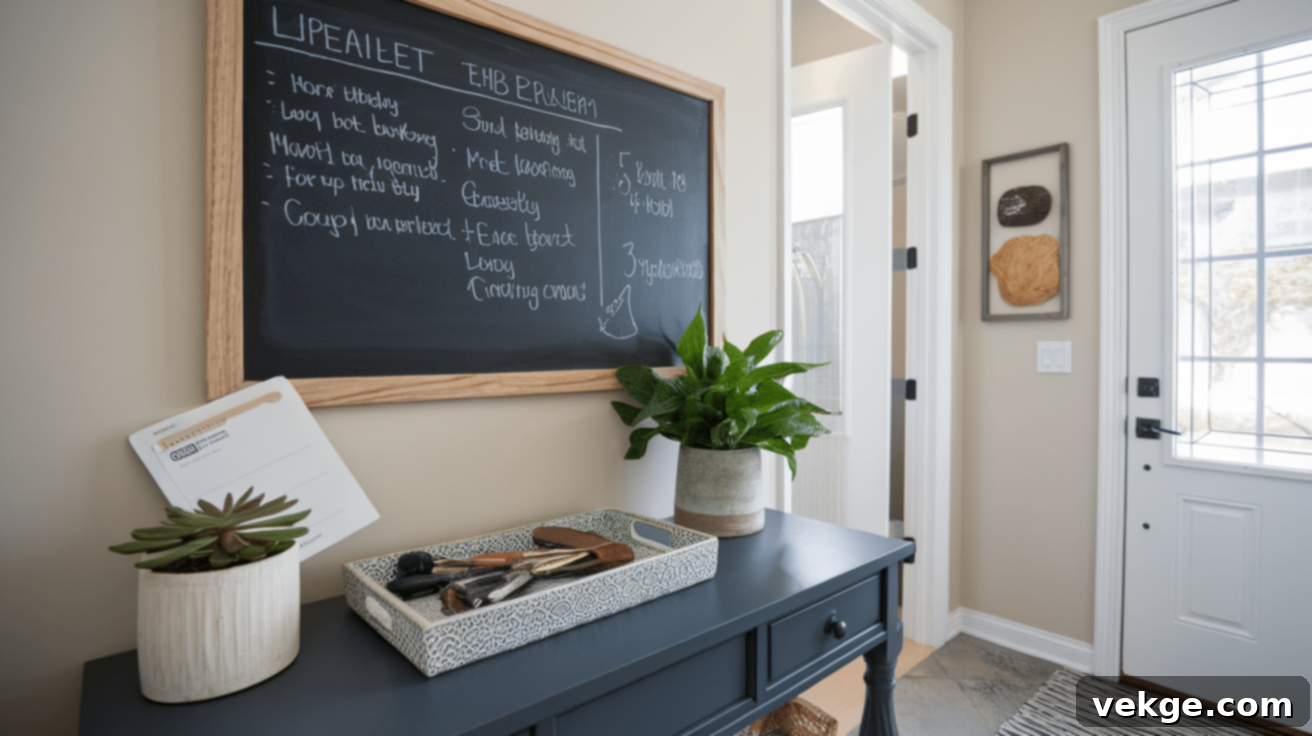 Create a Drop Zone for Keys and Mail