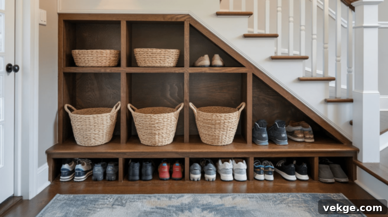 Use the Space Under the Stairs