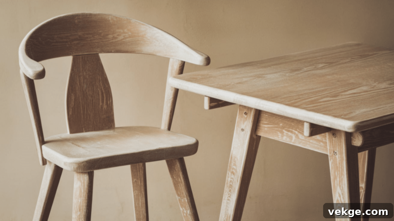 The Before: How Furniture Looks Before Applying White Wax