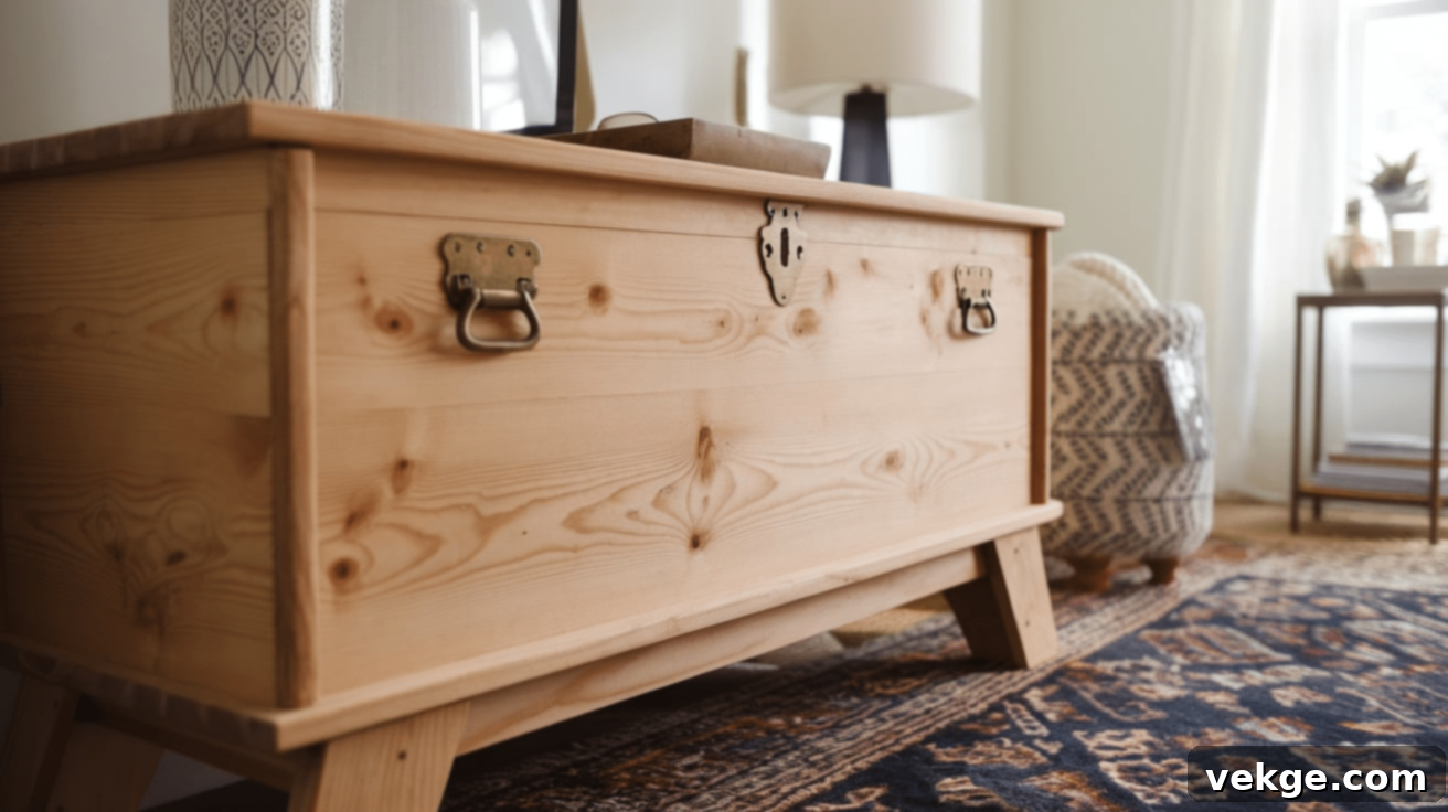 Add Decorative Hardware to Cedar Chest