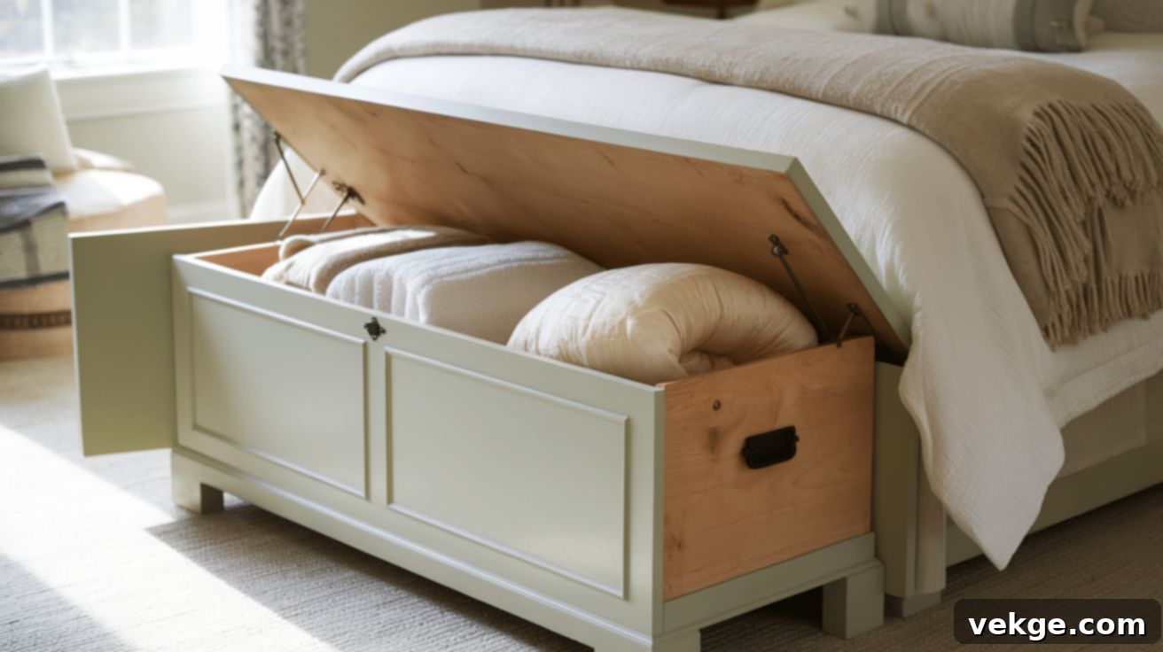 Cedar Chest Storage for Bedding