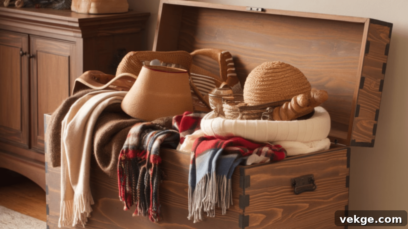 Cedar Chest for Seasonal Storage