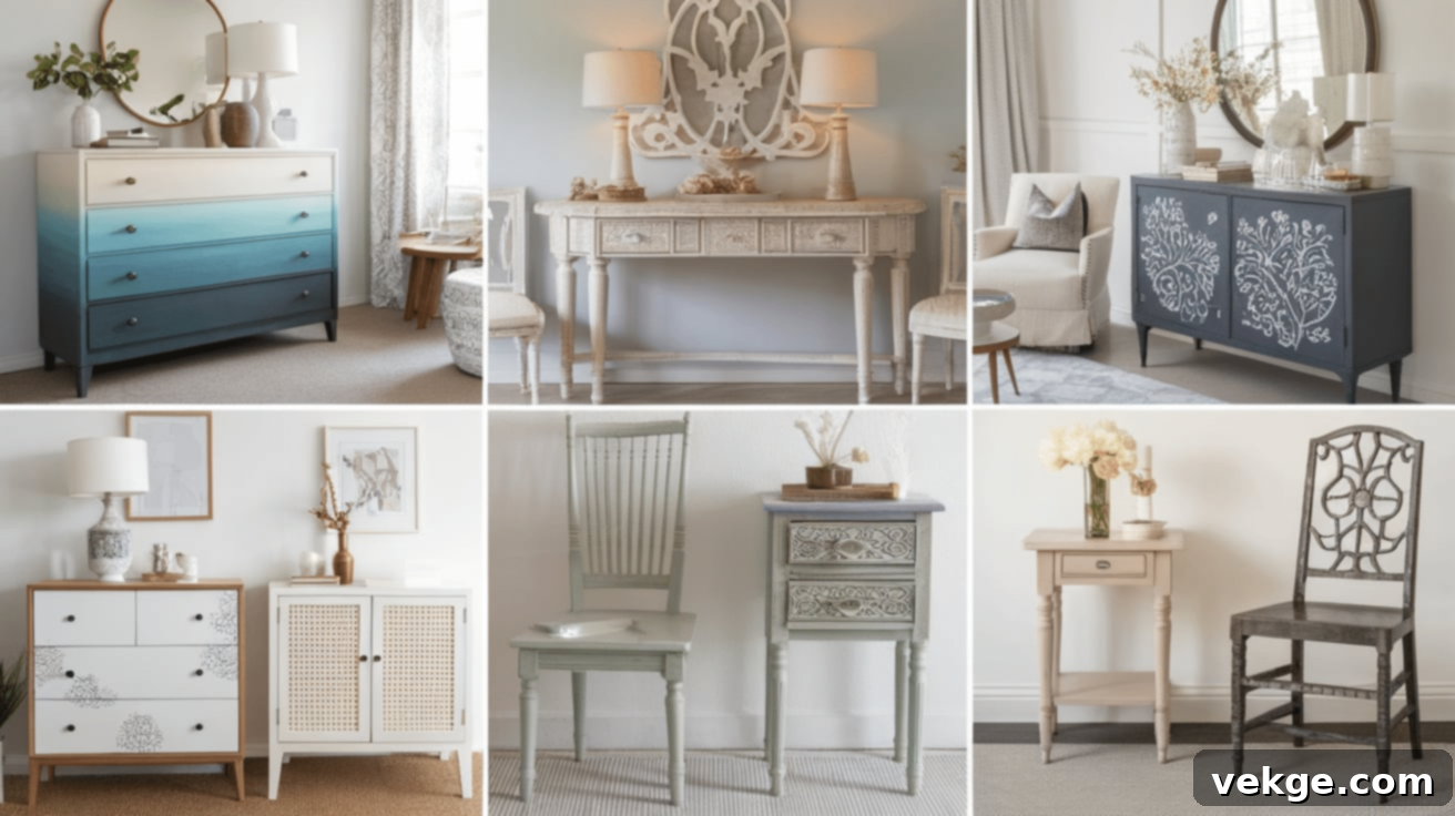 More Chalk Paint Furniture Techniques for creative projects