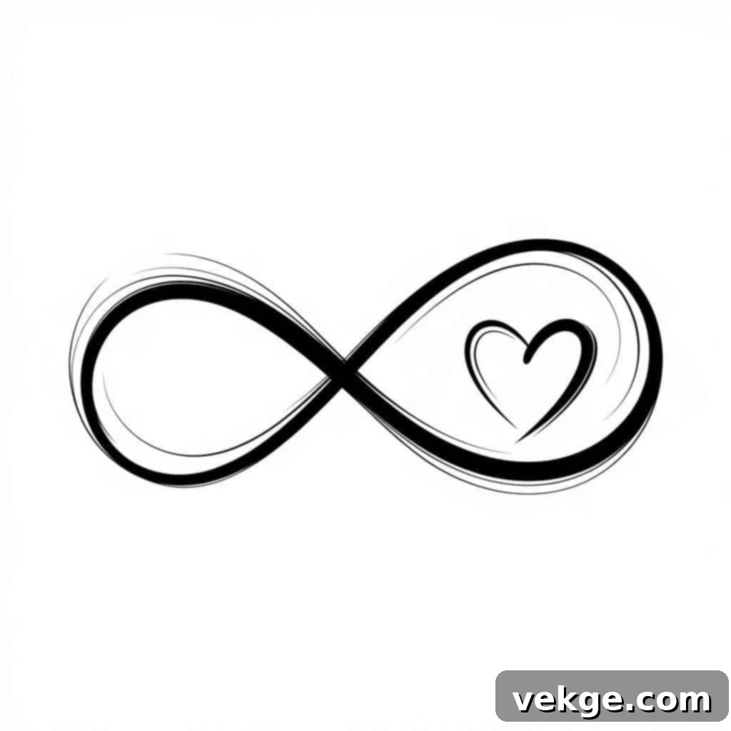 Infinity Symbol - representing endless love and limitless possibilities