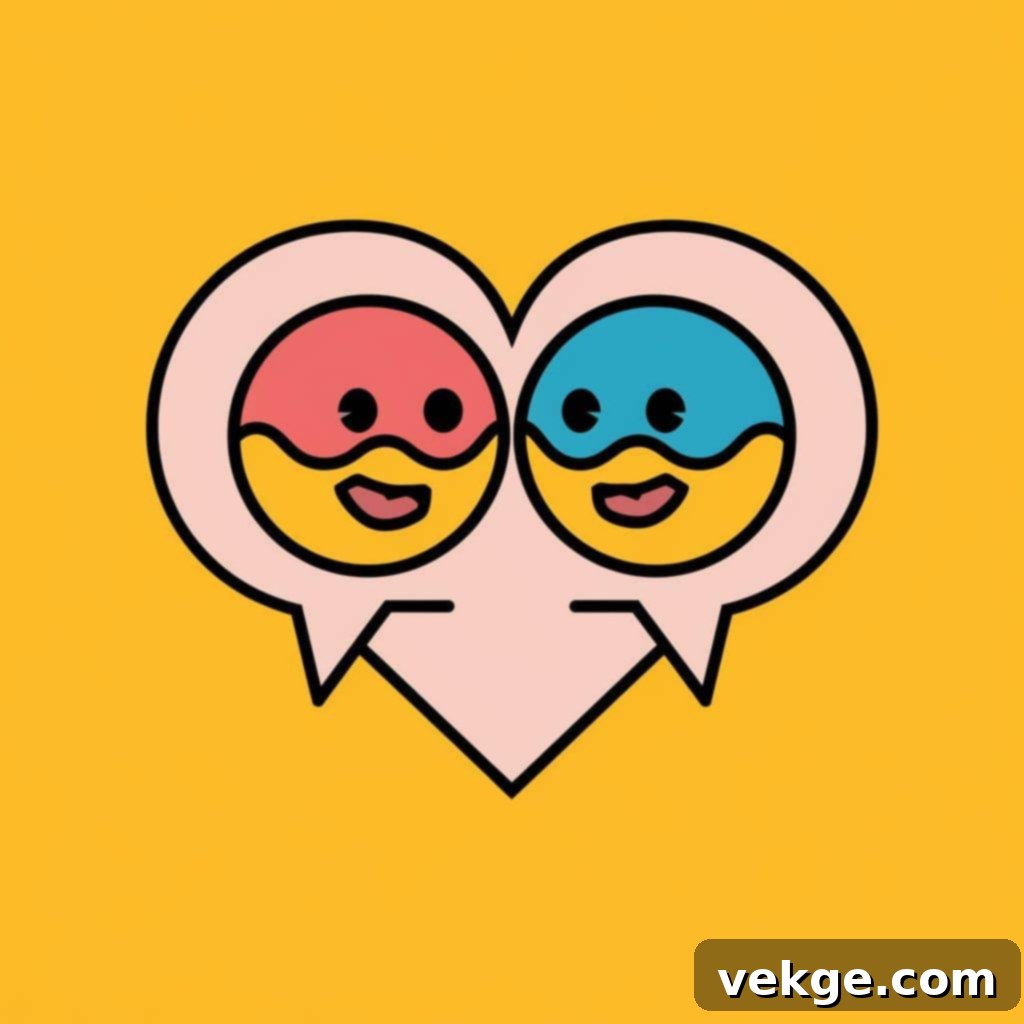 Other Emojis & Online Symbols - diverse digital expressions of love