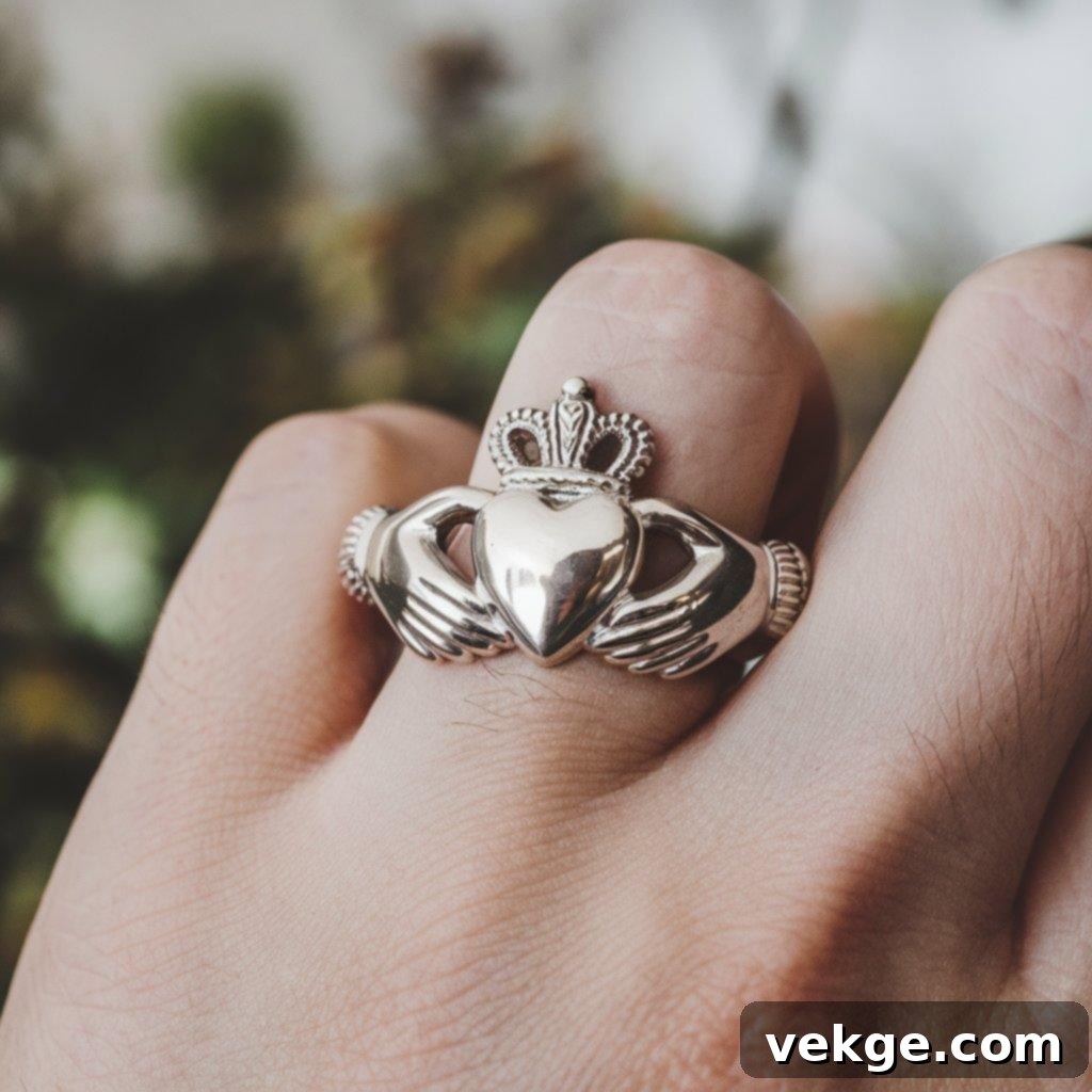 Claddagh Ring - Irish symbol of love, loyalty, and friendship