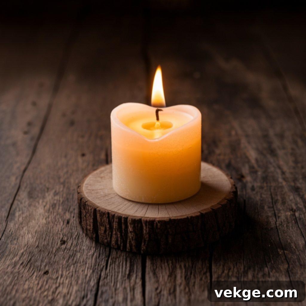 Candles and Flames - symbols of warm love, hope, and presence