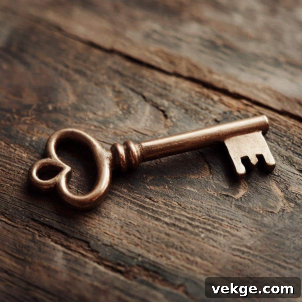 The Key - a symbol of trust, access, and shared intimacy in love