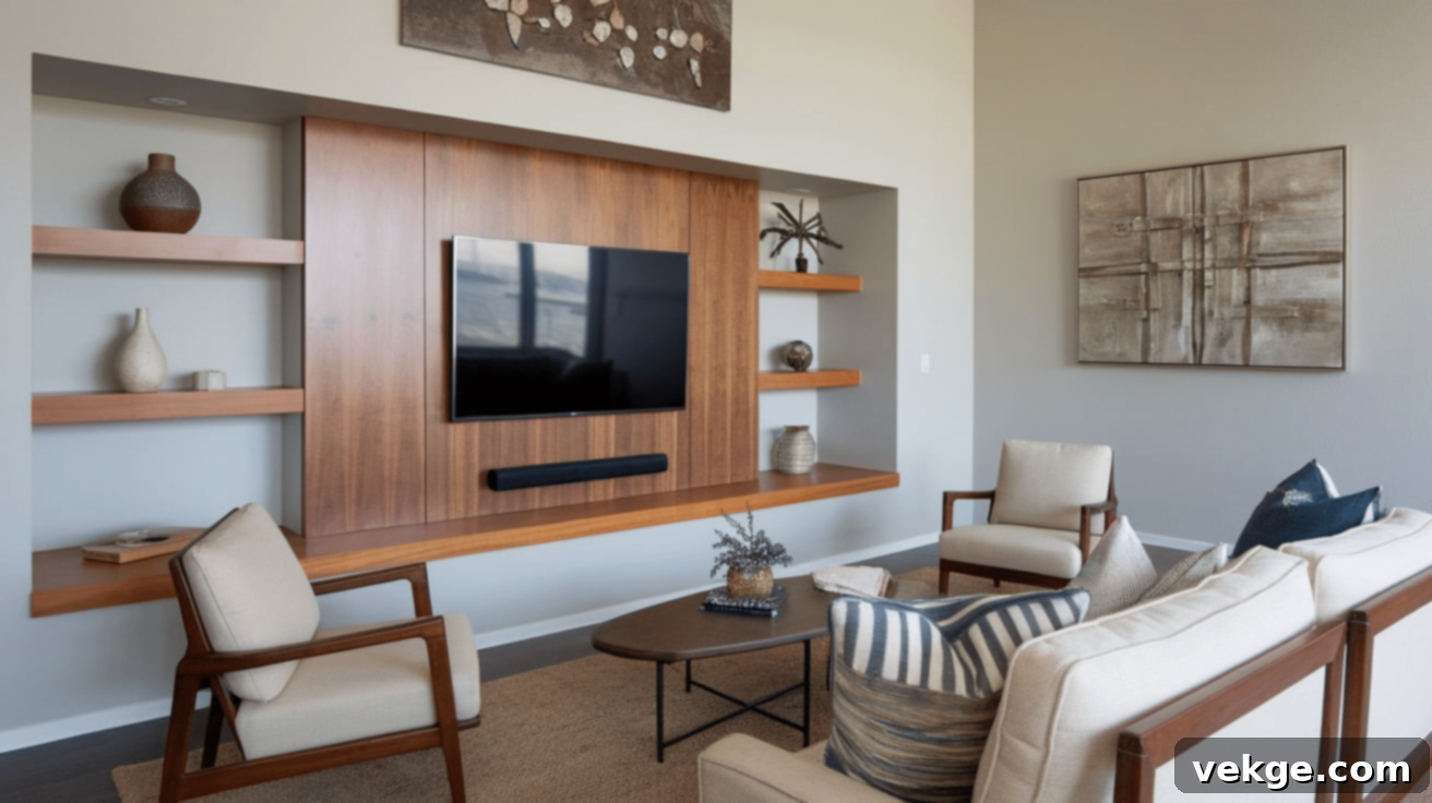 TV Focal Point in an Open Concept Living Room