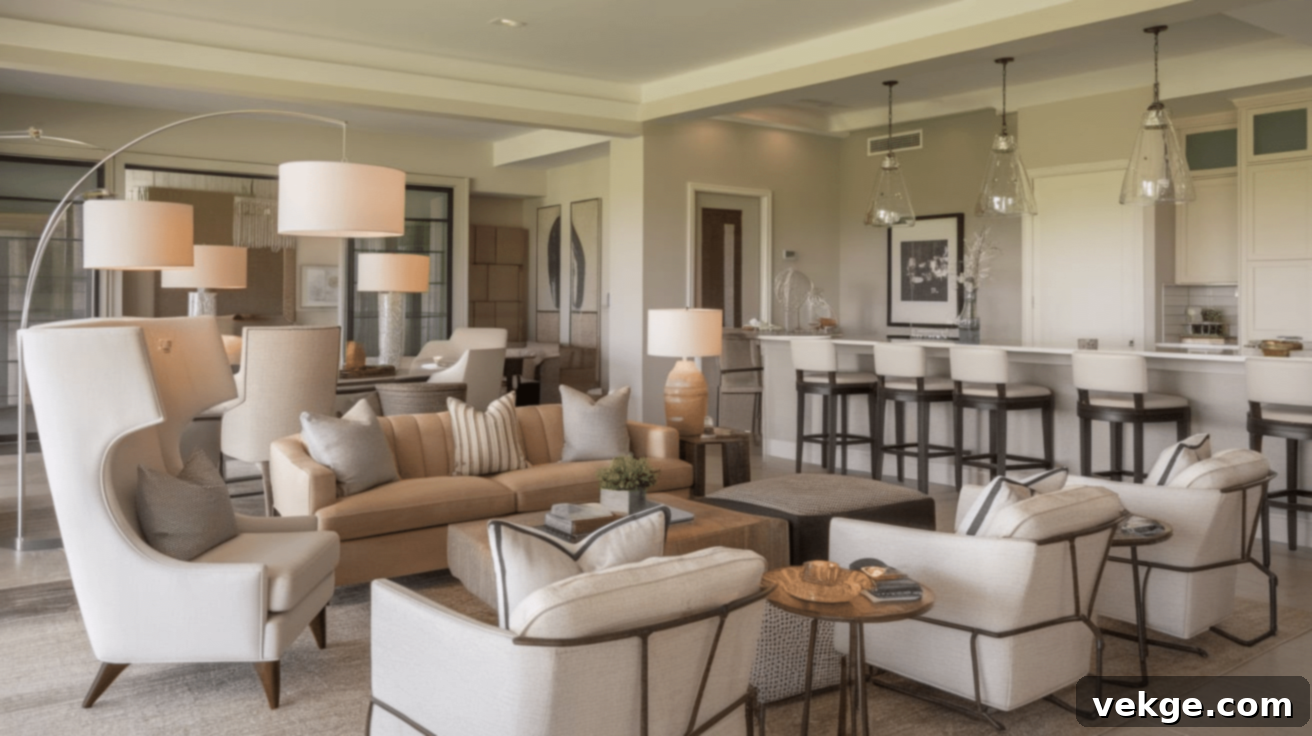 Mixing Seating Heights in an Open Floor Plan