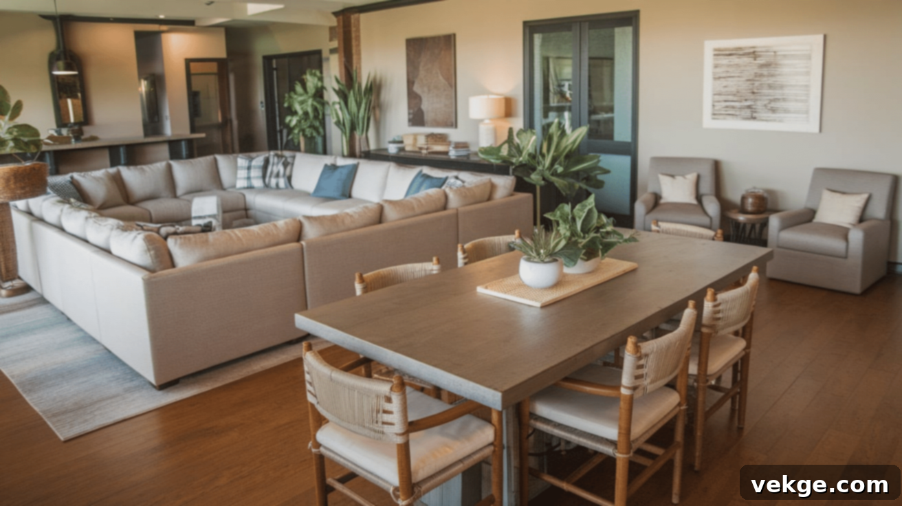 Balancing Furniture Weight in an Open Floor Plan