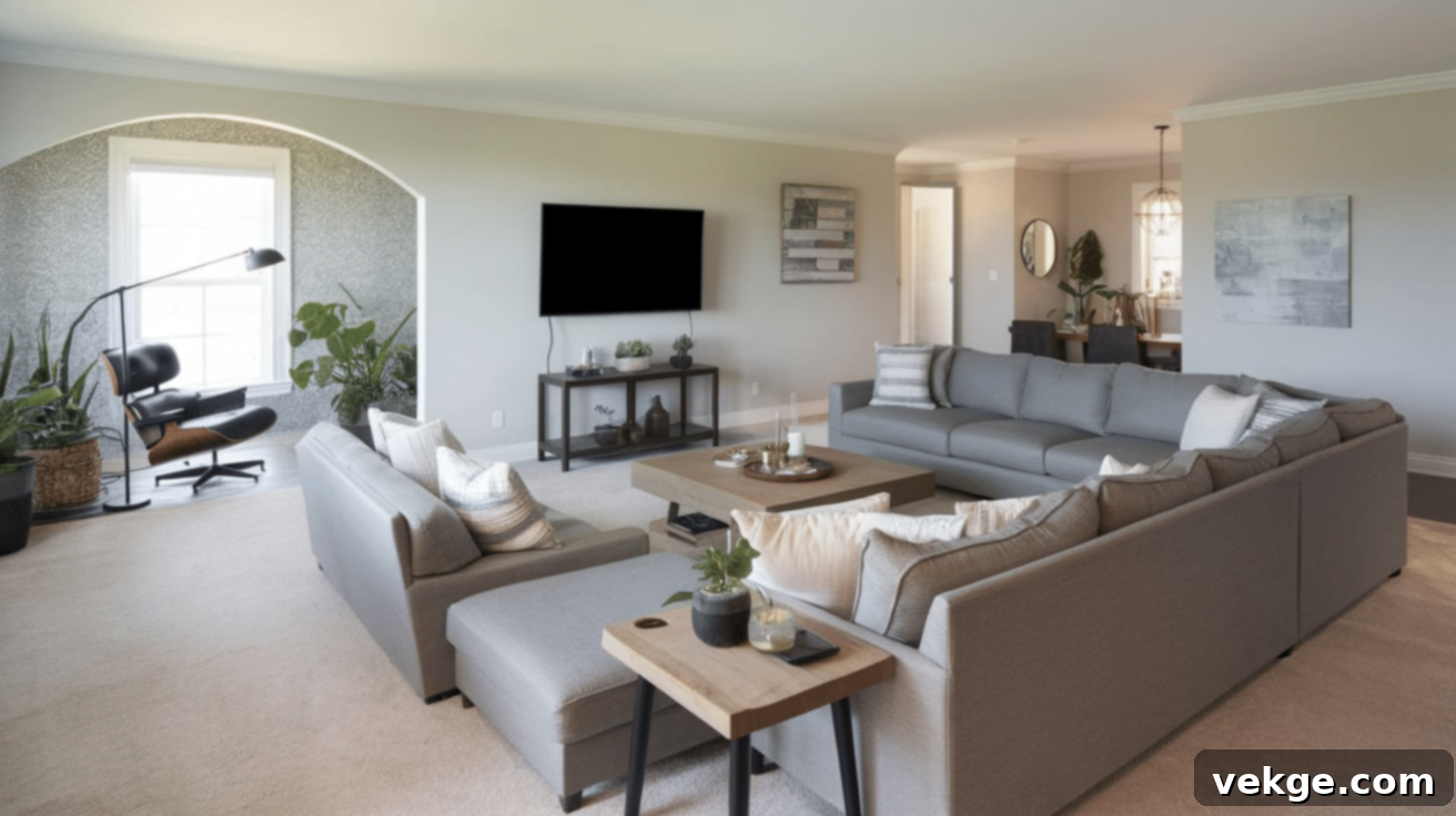Adjust Seating Based on Functionality in Open Floor Plan