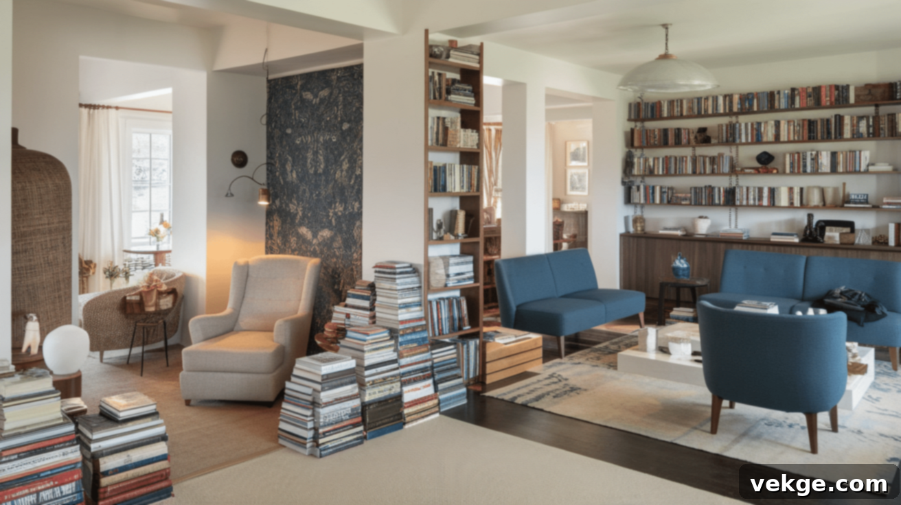 Creating Multiple Seating Areas in an Open Concept Living Room