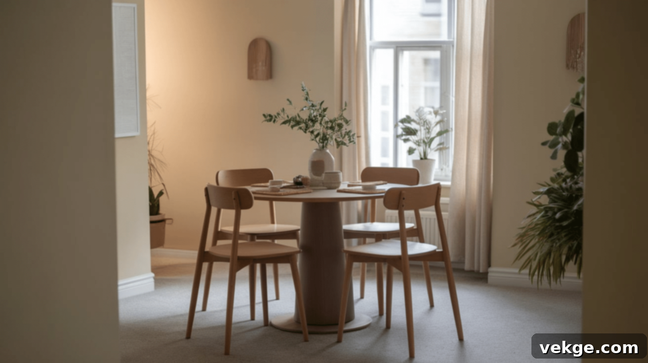 Round Dining Tables: A Hub of Intimacy and Coziness