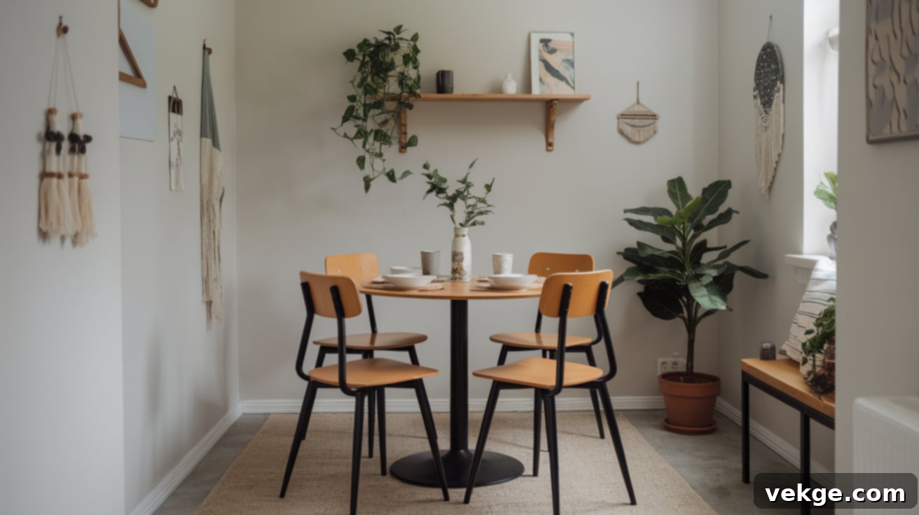 Round Tables in Small Spaces