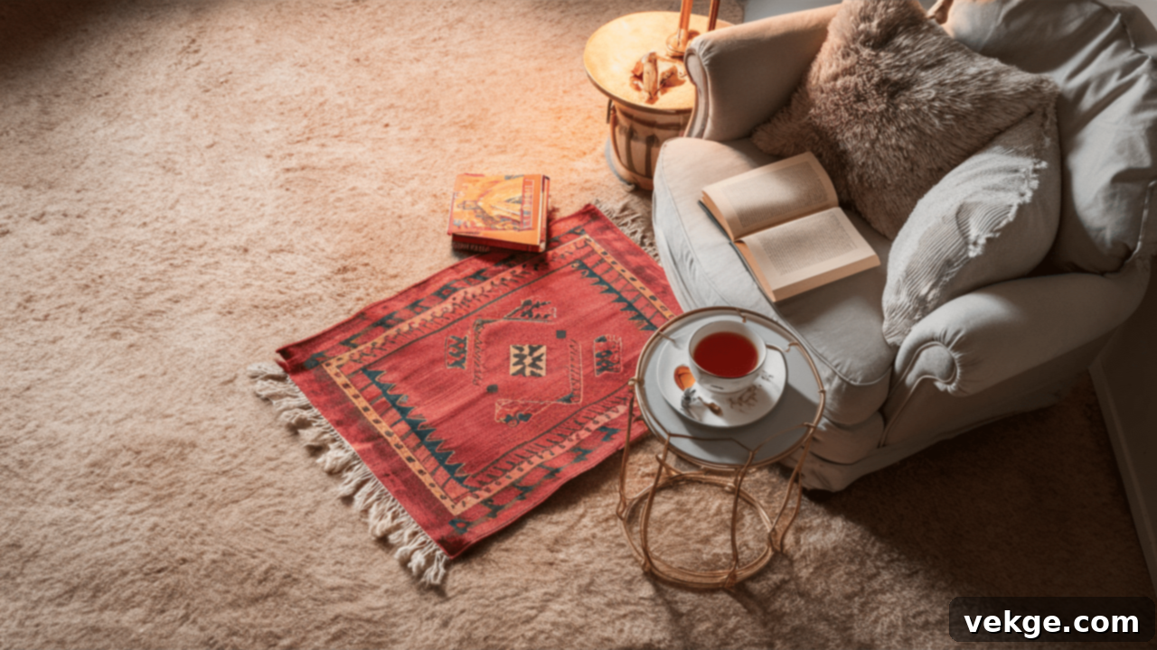 Wool Rug + Smaller Accent Rug