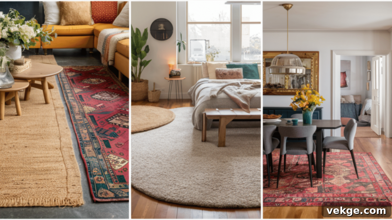 How to Layer Rugs in Different Rooms