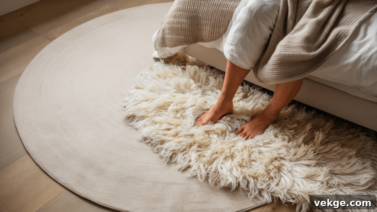Flatweave + Shag Rug