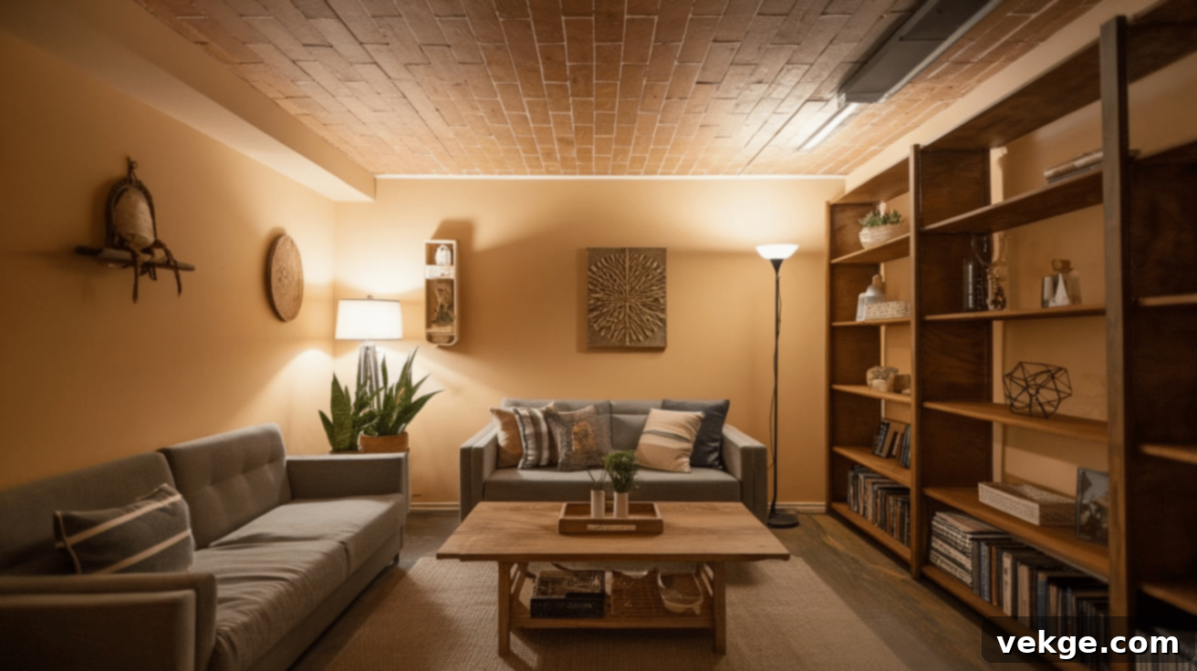 Faux Brick Ceiling for an Industrial Loft Look