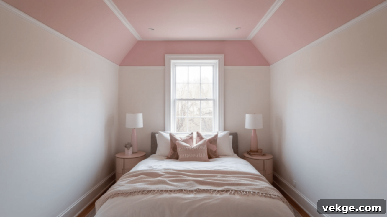 Soft Pastel Ceiling for a Calm Bedroom