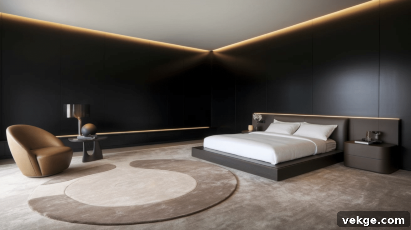 Dunn-Edwards Black Onyx paint for walls