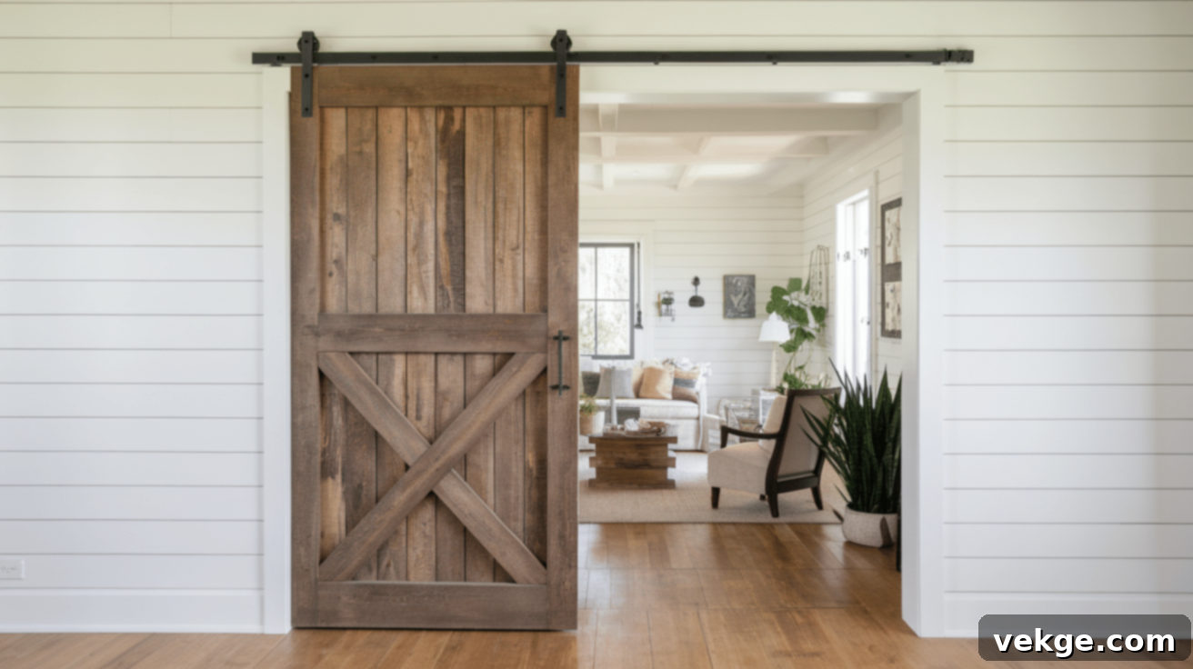 DIY Sliding Barn Door - How to build your own rustic door