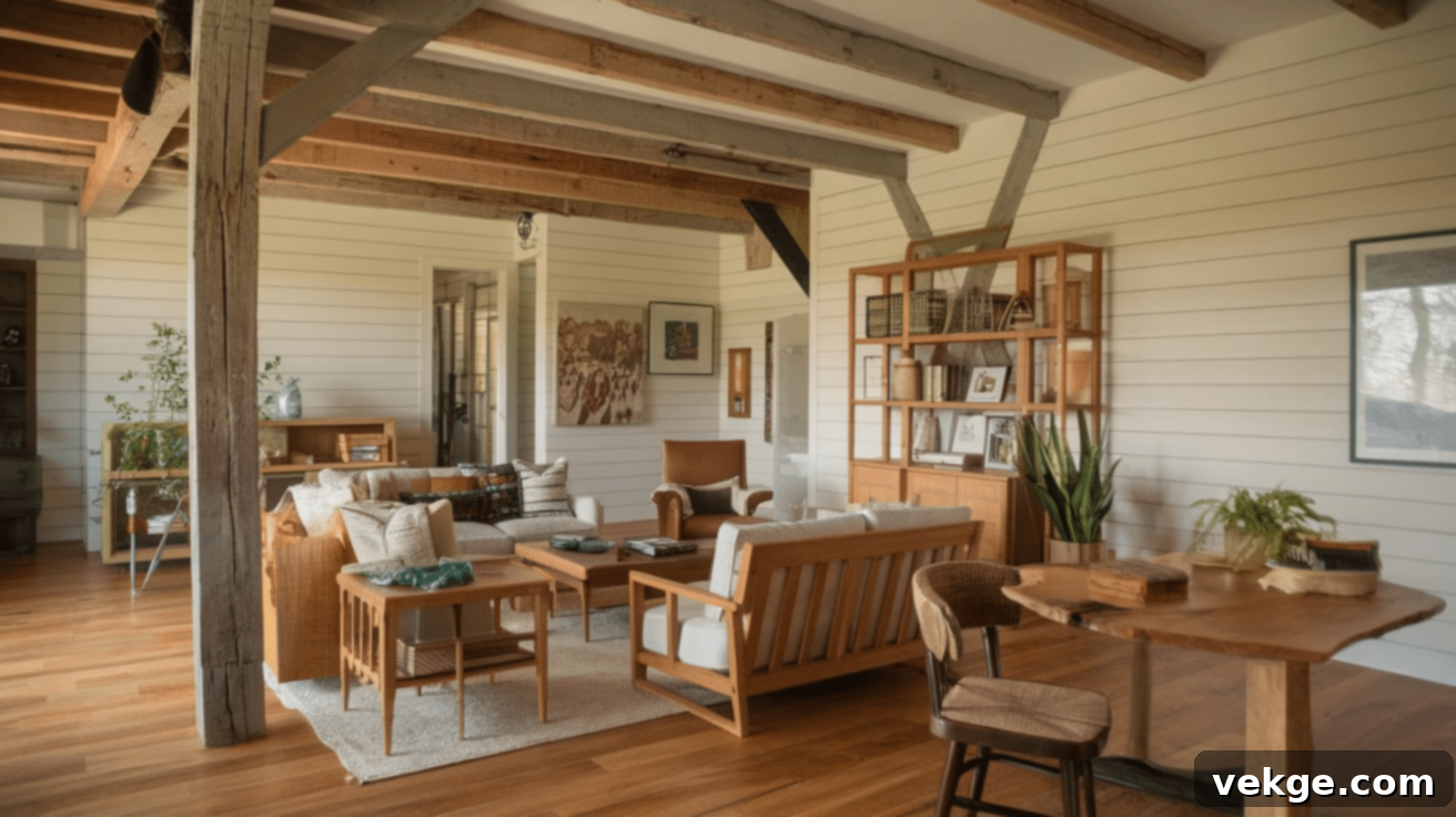 Use Wood in Your Design - Reclaimed wood, shiplap, and exposed beams