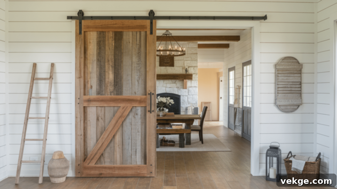 Add Barn Doors - Functional and stylish space-saving solution