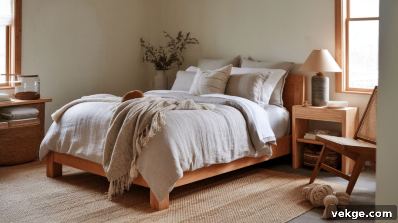 Incorporate Natural Textures - Adding warmth and depth with textiles and materials