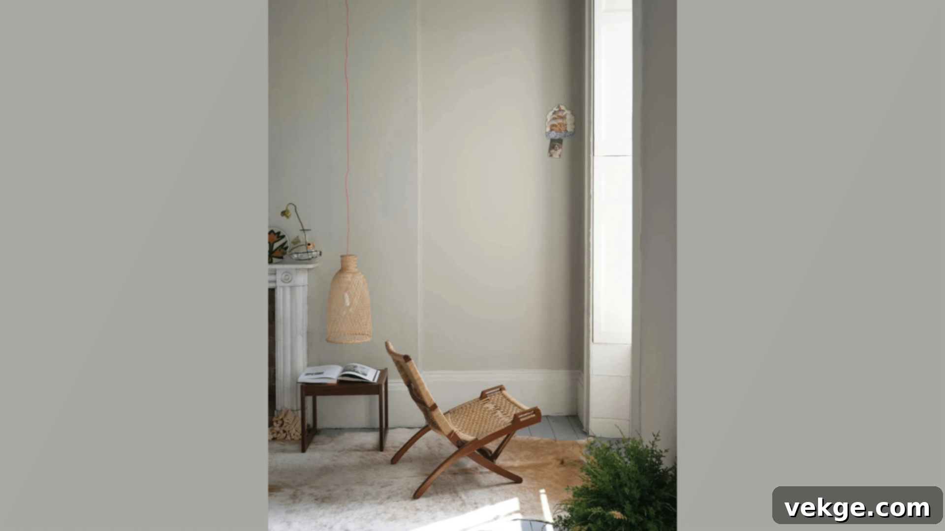 Farrow & Ball Light Gray No.17 mudroom paint